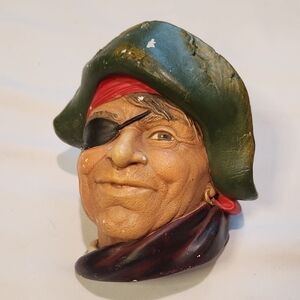 Vintage | England Legend Smuggler | Chalk Ware| Wall Art | 1973